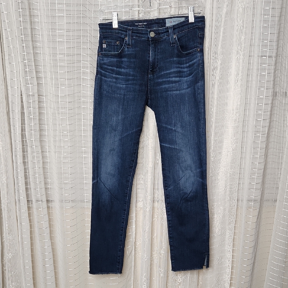 Ag Adriano Goldschmied Cigarette Leg Prima Crop Skinny Jeans Sz27R